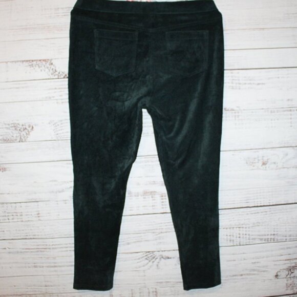 Gloria Vanderbilt Green Corduroy Pull on Midnight Forest Pants Size XXL - Picture 4 of 6